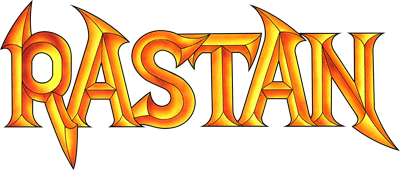 Rastan logo for ZX Spectrum